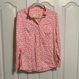 Gap néon pink cat shirt medium